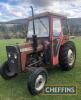 1982 MASSEY FERGUSON 240 diesel TRACTOR Reg. No. AEG 610Y Serial No. 521589 Fitted with a QD cab and rear linkage