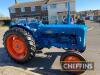 1959 FORDSON Power Major 4cylinder diesel TRACTOR Reg. No. MGV 901 Serial No. 1500179 Fitted with Live Drive, new top link, linkage control, double spool valve, new battery, new BKT tyres, new fan belt etc and stated to have been subject to a respray some