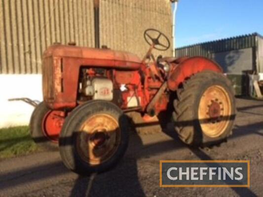 1949 MAP DR3 2cylinder two stroke diesel TRACTOR Serial No. 3821 Fitted with rear belt pullet, PTO and underslung exhaust. Reported to be in original condition a good runner and on 11-28 rear and 6.50x20 wheels and tyres. One of only four in the UK