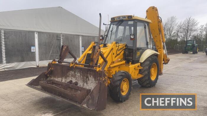 JCB 3CX Backhoe Loader Reg. No. L518 JWM Ser. No. 3CX-4/418136 C/C: 84295900