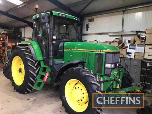 1995 JOHN DEERE 7800 PowrQuad diesel TRACTOR Reg. No. N235 NNR Serial No. 010037 Fitted with linkage and PTO and showing 11,058 hours