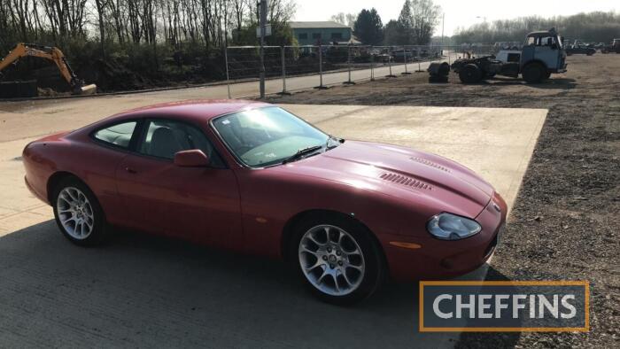 1998 3996cc JAGUAR XKR Automatic Reg. No. R432 CCY VIN No. SAJJGAEF3AR027010 Engine No. CC9804080625 Finished in red with a cream interior this 8cylinder XKR is stated to have been off the road since for around a 10 year period before it was purchased in