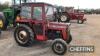 1984 MASSEY FERGUSON 240 Multi-Power diesel TRACTOR Reg. No. A510 NBV Serial No. 525367 Showing just 3000hrs and complete with cab. Originally supplied by F R Sharrock and in original condition This lot is sold without VAT