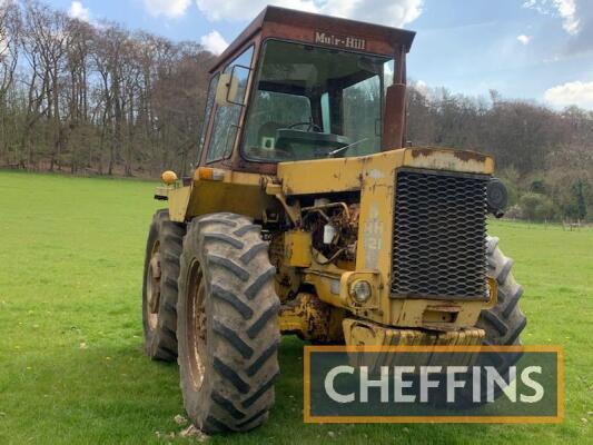 1978 MUIR-HILL 121 6cylinder diesel TRACTOR Reg. No. AYD 6415 Serial No. 12131634 Fitted with Dual Power, rear wheel and front underslung weights, rear linkage, drawbar and showing just 3,700 hours. Reported to be in good ex-farm condition