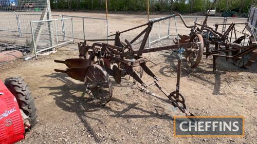 Massey Harris 2furrow trailed plough