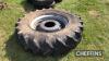 Kleber 20.8R42 rear tractor wheel and tyre with 8stud centre