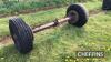 Ex-MOD axle with 10.50-13 wheels and tyres