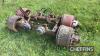 2no. commercial ROR trailer axles