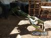 Farm-made mounted hydraulic bag lifter