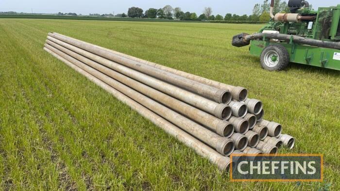 20no. Wright Rain 5in x 9m irrigation pipes