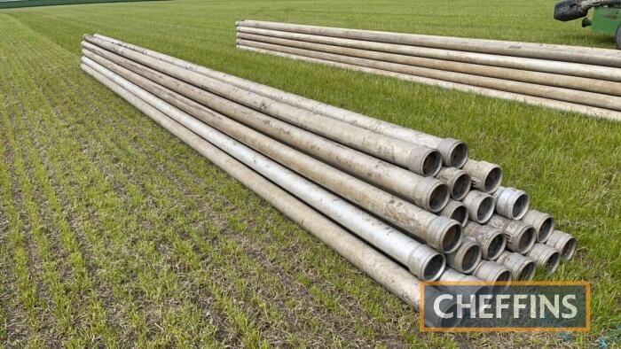 20no. Wright Rain 5in x 9m irrigation pipes