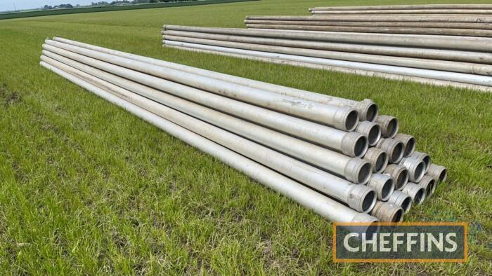 20no. Wright Rain 5in x 9m irrigation pipes