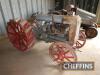 1926 FORDSON Model F 4cylinder petrol/paraffin TRACTOR Running and with trembler coils on steel wheels all round with wooden rear strakes Serial No. 593702