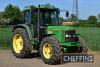 1995 JOHN DEERE 6400 PowrQuad 4wd TRACTOR On 16.9R38 Michelin Agribib rear and 14.9R24 Michelin Agribib front wheels and tyres. Reg. No. N473 GVG Serial No. 153515 Hours: 4,544