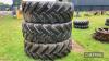 3no. 650/65R42 Michelin tyres