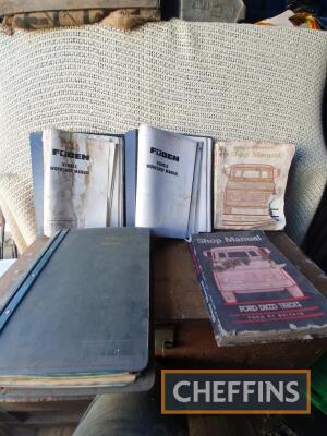 Foden, Volvo, Ford, Bedford, Leyland service manuals etc.