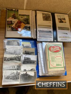 Hobbies Fretworker Weekly, a good qty of the 1920s magazine, together with three photo albums of mainly stationary engine interest