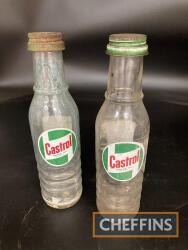 2no. Castrol oil bottles