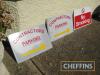 2no. contractor alloy signs, together with another plastic sign, 24 x 16ins