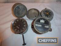 Vintage Waltham Speedo and other instrument parts