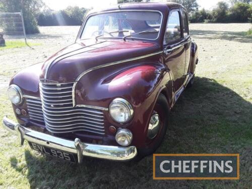 1951 1486cc Jowett Javelin De-Luxe Reg. No. EVL 935 Chassis No. E1PC17929D Engine No. E1/PC/17929D Lincoln registered and only 5 owners from new, this Javelin has been the subject of a full restoration over a 4-year period and is stated to be in lovely co