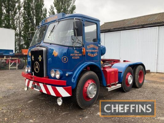 1968 Atkinson TRS 3666C Mk1 5th wheel Tractor Unit Reg. No. KFL 306G Chassis No. FC16687 A rare model, which was originally conceived by Atkinson with a view to impending legislation, allowing an increase from 32t to 38t weight. On that basis a new design