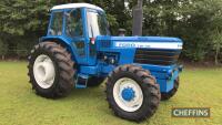 1982 FORD TW-30 6cylinder diesel TRACTOR Reg. No. EYB 302X Serial No. A910523 Vendor states that the tractor has been fully refurbished and fitted with Q cab, front underslung weights and rear wheel weights and is showing 7,325 hours.