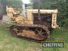 1926 CATERPILLAR 2TON 4cylinder petrol CRAWLER TRACTOR An uncommon model with tiller steering that was stated to be running 10 years ago and has been barn stored since