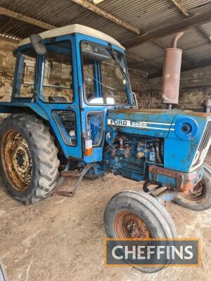 1977 FORD 6600 Dual Power diesel TRACTOR Reg. No. PTS 841R Serial No. 983508 Fitted with a Q cab and original engine