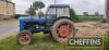 1957 FORDSON Super Major 4cylinder diesel TRACTOR Reg. No. 310 UYJ Serial No. S725237 A blue/orange example fitted with a cab