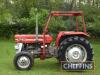 1965 MASSEY FERGUSON 135 3cylinder diesel TRACTOR Serial No. 13513196 Stated by the vendor to be fitted with roll bar and the hydraulics work well, brakes require attention