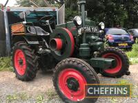 1947 KAEBLER ALLGAIER R18 single cylinder TRACTOR Reg. No. 396 YUH Serial No. 589 Stated by the vendor to be in very good condition all round and in running order. V5 document available