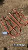 2no. Red Saddle Racks 
<br/>UNRESERVED LOT