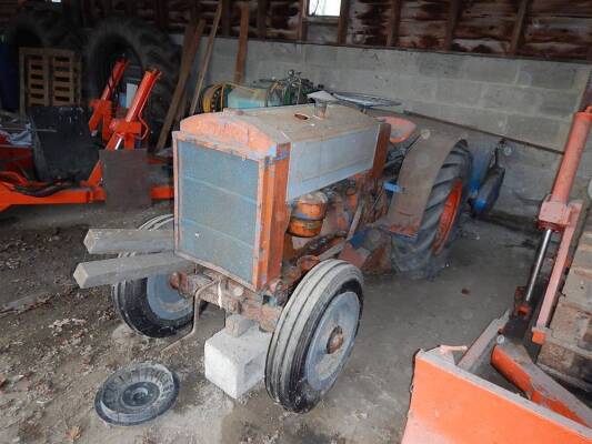 Howard 4cylinder petrol tractor fitted with rotavator MANUAL IN OFFICE