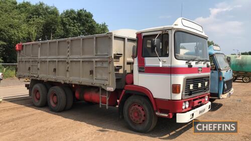 ERF 6x4 Tipper Lorry Fitted with Gardner turbo engine, Wilcox body and is stated by the vendor to have been used for grain use only