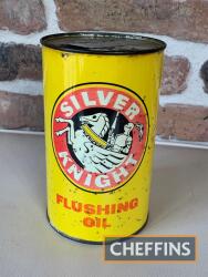 Silver Knight flushing oil motoring tin in unopened condition