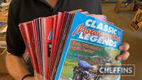 Classic Bike Magazine, a complete run from Issue 1 1978 to December 1985, together with Classic Motorcycling Legends, 1978 - 1995, a full set of all 34 magazines published