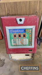 Duchess tabletop one-arm bandit fruit machine, for restoration