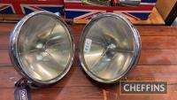 Lucas P100 headlamps, stated to be in very good condition