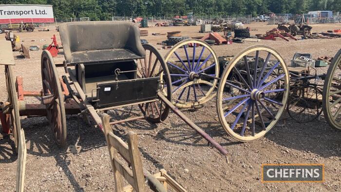 Horse-drawn Doctor Cart, in original paint, ex-Norfolk Museum