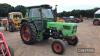 DEUTZ 7206 diesel TRACTOR Reg. No. NEB 647R