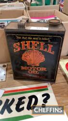 Shell Black oil can