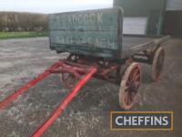 Horse-drawn coal cart in original condition, sign written A. Badcock, Waterbeach