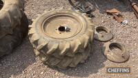 Pr. Dunlop 7.50-20 tractor/implement tyres