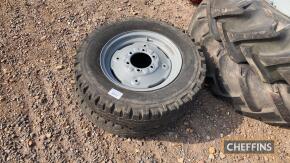 Front 600x16 wheels and tyres to fit Massey Ferguson 35-135