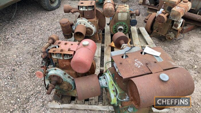 Pallet of stationary engines