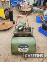 Greens 17-Four petrol lawn mower, complete with grass box