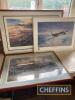 D-Day Armada, Nine-O-Nine, Storm over the Desert, 3no. limited edition signed prints