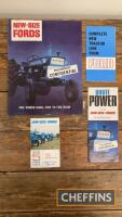 Ford tractors Dexta 2000, SD 3000, Major 4000, S Major 5000, Commander 6000 brochures (4)