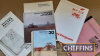 Qty Massey Ferguson machinery and implement manuals to include 120/124/128 baler and 30/130 drill etc.